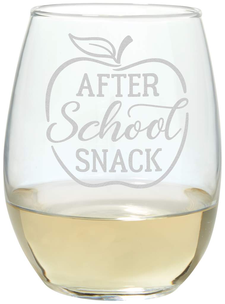Stemless Wine – 17 oz – After School Snack