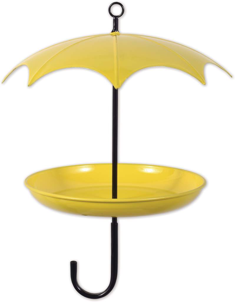 Bird Feeder Umbrella Yellow