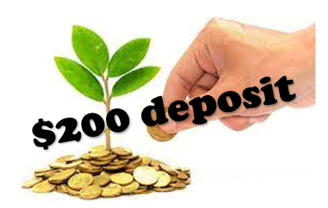 Deposit $200